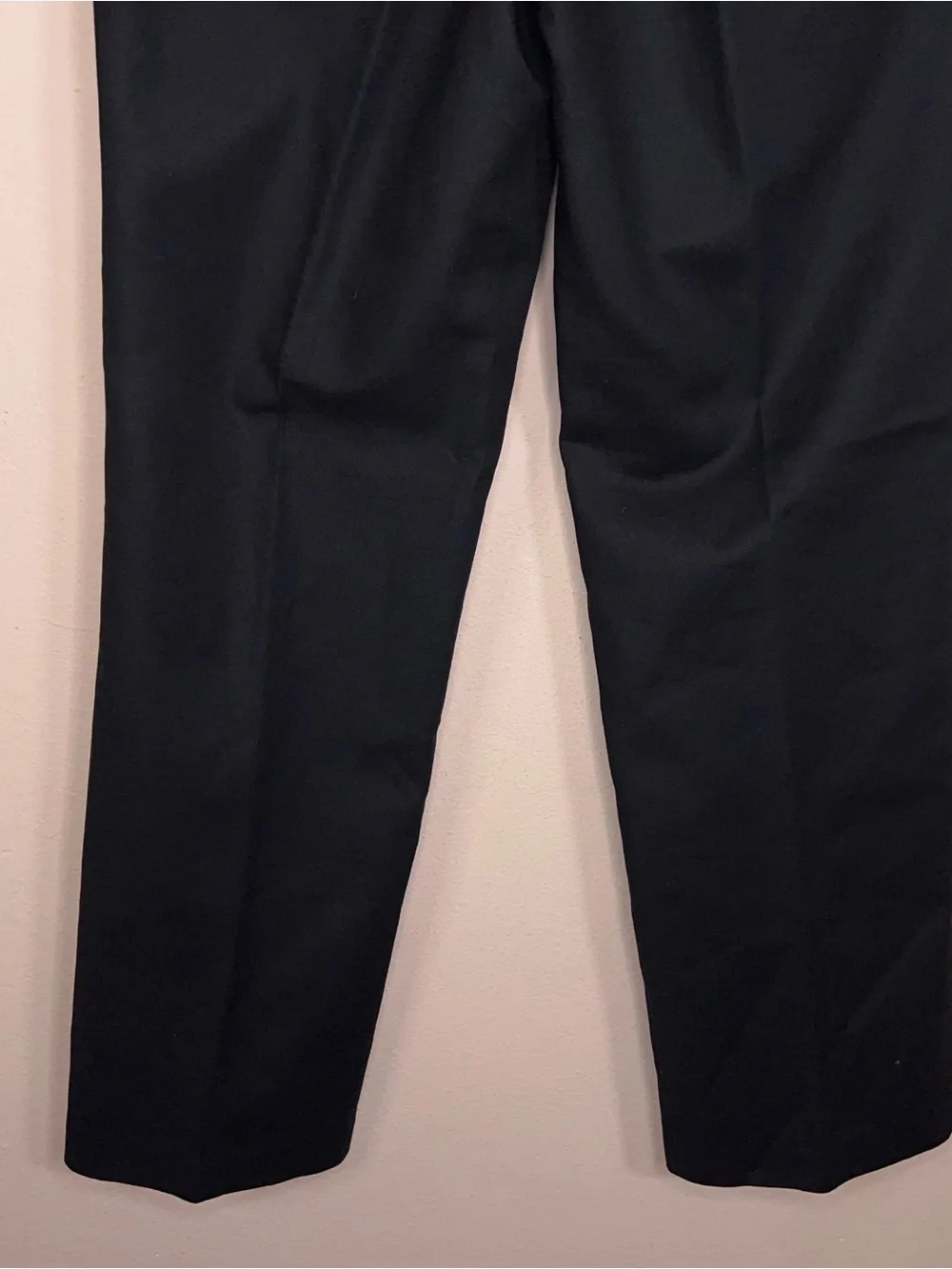 New Size 8 Merona Black Mid Waist Curvy Hip Pants Cotton Stretch Blend